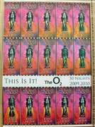 MICHAEL JACKSON Undistributed Concert Tickets Sheet 3