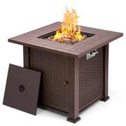 28 inch Outdoor Square Propane Fire Pit
