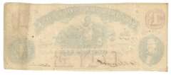 Near Mint Virginia Treasury $1 1862 Obsolete Civil War note