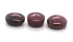 Great Group of 3 Star Ruby Cabochon gemstones, 20.56ct