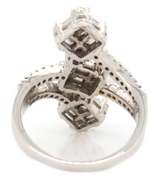 LADIES 14KT WHITE GOLD DIAMOND RING. 2.00 CARATS OF DIAMONDS