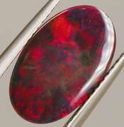 Glistening 3.11ct fiery flashing Welo Black Opal