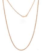 Nice Rose Gold Round Link Chain Necklace
