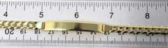 Handsome Yellow Gold Cuban ID Bracelet