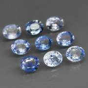 Heated only top blue 4.22ct Sapphire set