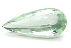 Radiant 31.92ct Pear Shaped Green Amethyst Stone