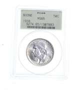 MS65 1938 Boone Bicentennial Commemorative Half Dollar - Graded PCGS