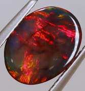 Full body flashing 1.89ct Welo Black Opal