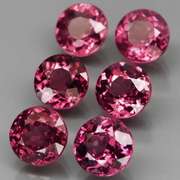 Ravishing 6.51ct rich pinkish violet Rhodolite Garnet set