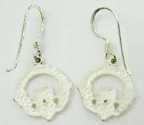 Sterling Silver Irish Claddagh Earrings