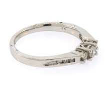 14k white gold diamond anniversary band