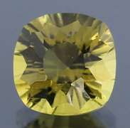Captivating 4.84ct concave cushion cut golden Citrine