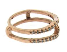 Fantastic Rose Gold Diamond Ring Guard