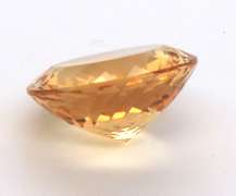 Luscious 15.86ct Round Cut Citrine Gemstone