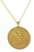 1925 Gold Sovereign Pendant on Chain