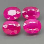 Fantastic 6.65ct HEATED ONLY Mozambique Ruby set