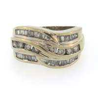 Classic 14k white gold diamond band ring