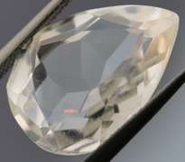 Gem grade 12.44ct pear cut Quartz