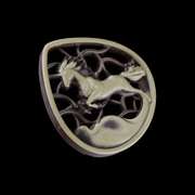 Beautiful 135ct Ribbon Jasper carving