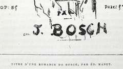 Very Rare Manet Heliograph