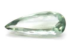 Exciting Pear Shaped Green Amethyst, 17.69ct!