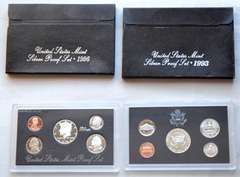 1993 &1996 Silver US Proof Sets