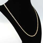 Bewitching 14kt Yellow Gold Chain Necklace with Bright Reflections