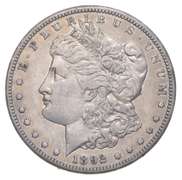 1892-CC Morgan Silver Dollar