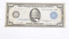 1914 $50.00 Cleveland, OH. Federal Reserve Large Note
