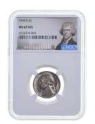 MS67 5FS 1949-S Jefferson Nickel - Graded NGC
