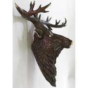 Wall Mount Deer - Buck Bronze Sculpture