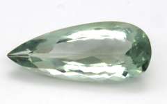 Exciting Pear Shaped Green Amethyst, 17.69ct!