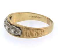 Wonderful 10kt Yellow Gold Diamond Band Ring