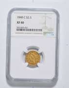 XF40 1848-C $2.50 Liberty Head Gold Quarter Eagle - Graded NGC