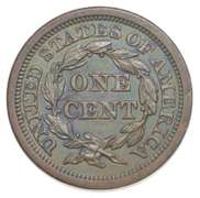 1856 Braided Hair Large Cent - N.7 - Upright 5