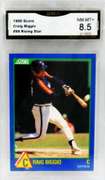 Craig Biggio, Astros 1989 Graded Baseball Card, 8.5NM+