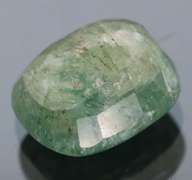 Brilliant 4.95ct rutilated Columbian Emerald