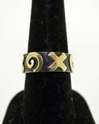 Mexico Sterling Silver XOXO Ring