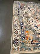 MAGNIFICENT VINTAGE REPRO DESIGN RUG 8x11