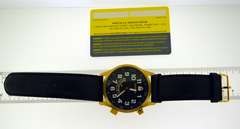 Invicta Watch with Black Leather Strap