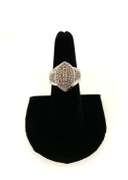 1.00 cttw Round Diamond Cluster Ring in 14kt White Gold