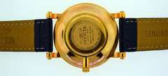 Invicta Rose Gold Case Watch w Leather Strap