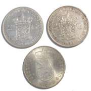 2 2 1/2 Silver Gulden Netherlands
