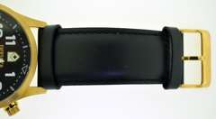Invicta Watch with Black Leather Strap