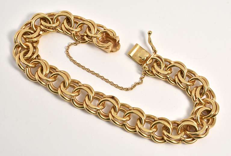 Nice Heavy Vintage 14k Charm Bracelet