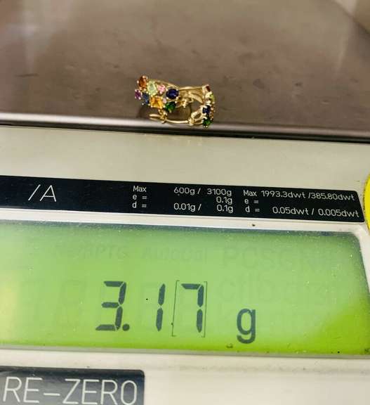 14kt Gold & Sapphire Earrings