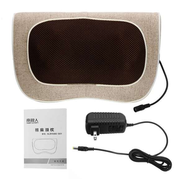 100-240V 3 Speed Back Neck Massager 20 Heads