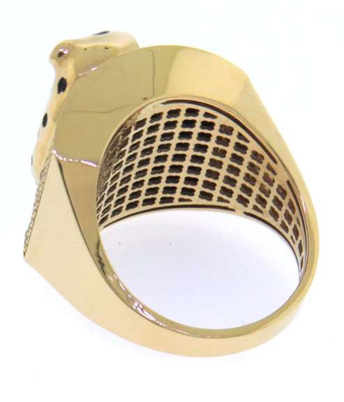 Fantastic Black Onyx Panther Ring