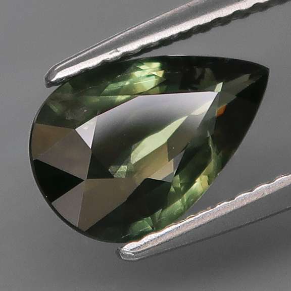 Rare 2.06ct blue green Australian Sapphire