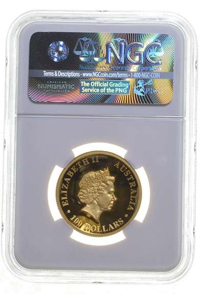 PF70UCAM 2015-P Australia $100 Gold Kangaroo 1 Oz .999 Fine Gold - NGC